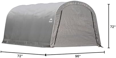 garage-in-a-box 12 x 20 x 8 ft. roundtop, view 11