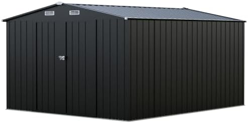lausaint home 10 x 12 ft outdoor storage on a desk or shelf