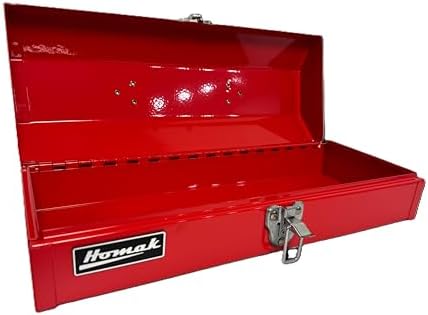 homak tool box, 16" portable steel small tool shown in use