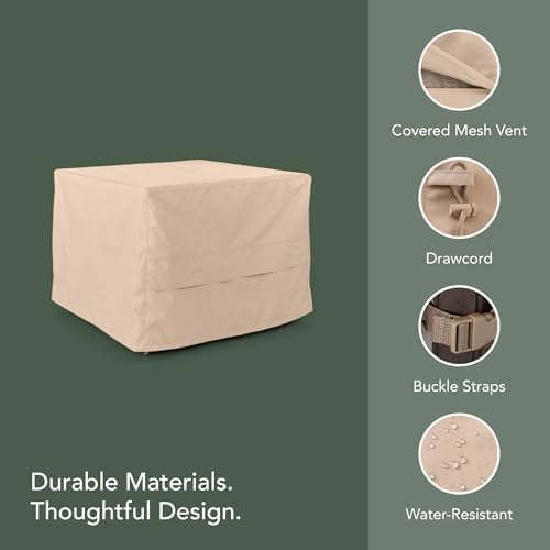covermates ultima deck box cover - 36" w, side view