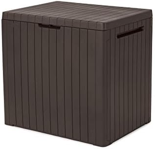keter city outdoor plastic storage box garden furniture, main product view