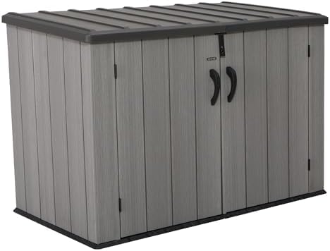 lifetime horizontal outdoor storage shed, 75 cu. ft., main product view