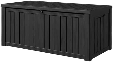120 gallon outdoor storage box waterproof lockable resin, view 9