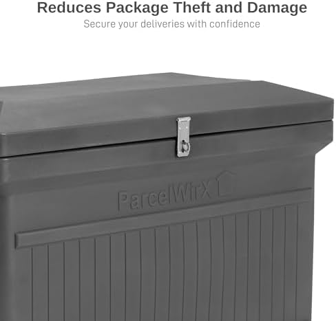 rts home accents parcelwirx premium horizontal storage cabinet/lockable on a desk or shelf