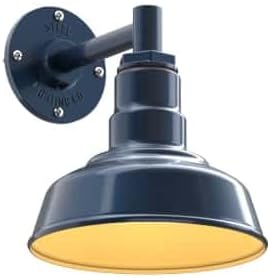 Steel Lighting Co. Hawthorne Barn Light | Outdoor Wall Mounted | 8 inch Dome | by SteelLightingCo
