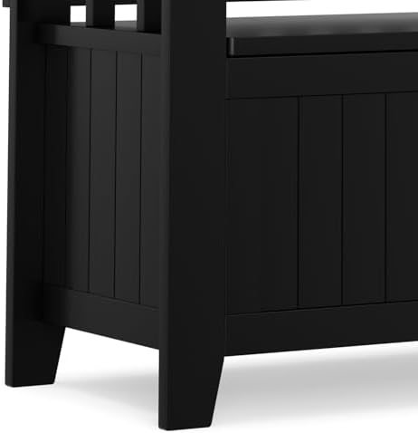 simplihome acadian storage bench and cabinet set in, view 13