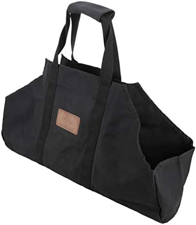 whiteduck tuff large firewood carrier 21 oz. heavy on a desk or shelf