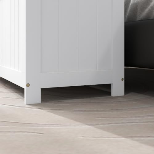 homcom storage bench cut-out handles 39.4" x 15.7", view 9