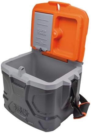klein tools 55600 work cooler, 17-quart lunch box on a desk or shelf