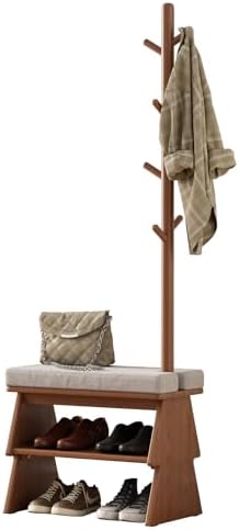 coat rack with shoe storage, shoe rack with, view 9
