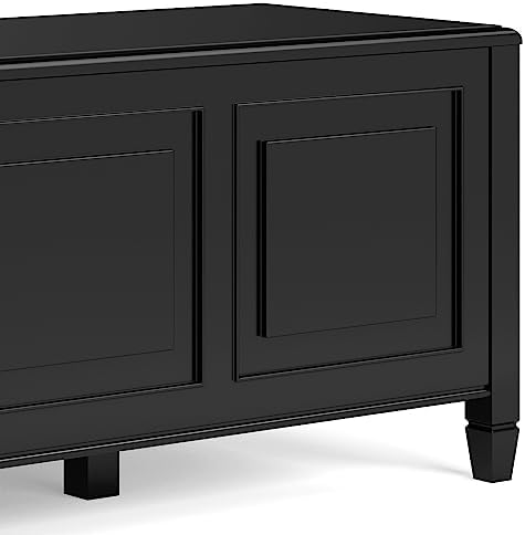 simplihome connaught 51" wide solid wood trunk bench, view 11