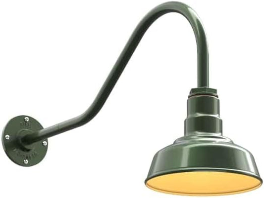 Steel Lighting Co. Hawthorne Barn Light | Outdoor Wall Mounted | 8 inch Dome | by SteelLightingCo