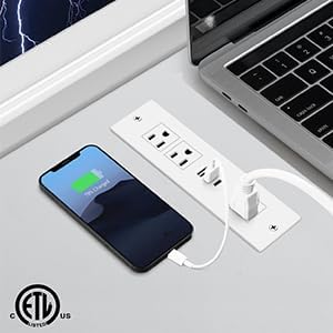 Recessed Power Strip, Furniture Drawer Outlet - Image 7
