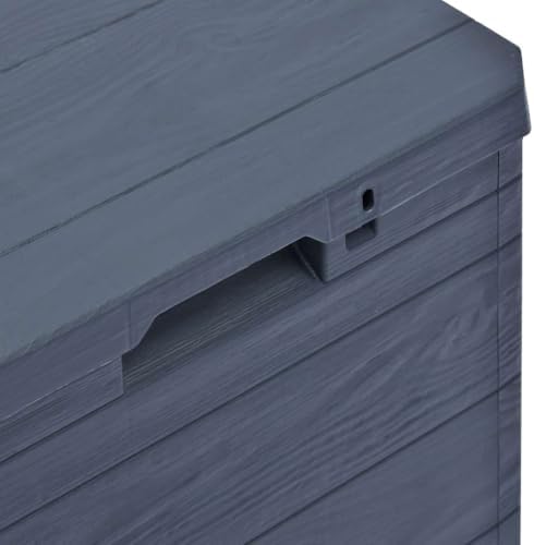 vidaxl patio storage box 23.8 gal anthracite on a desk or shelf