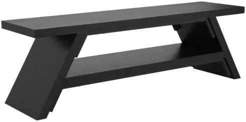 2-tier shoe storage bench, 55" large solid wood, close-up detail