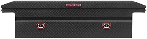 weather guard saddle truck tool box aluminum full shown in use