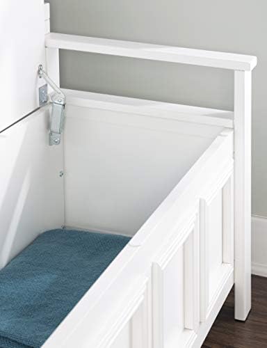 linon laredo storage bench, view 13