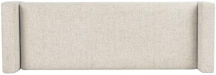 homepop fulton 48" storage bench - textured cream, view 10
