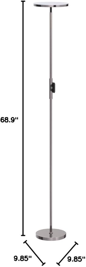 Floor Lamp, 30W/2400LM Sky LED Modern Torchiere 3 Color Temperatures Super - Image 9