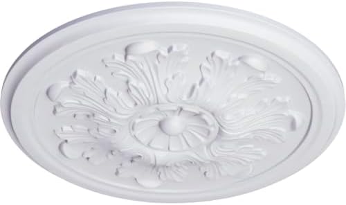 12 3/4"OD x 7/8"P Legacy Acanthus Ceiling Medallion (Fits Canopies up to 3 1/2") (color may vary)