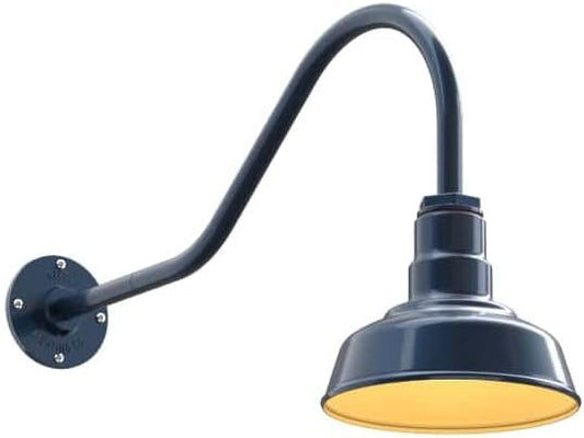 Steel Lighting Co. Hawthorne Barn Light | Outdoor Wall Mounted | 8 inch Dome | by SteelLightingCo
