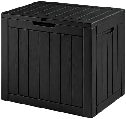 30 gallon outdoor storage box, waterproof resin deck, view 9