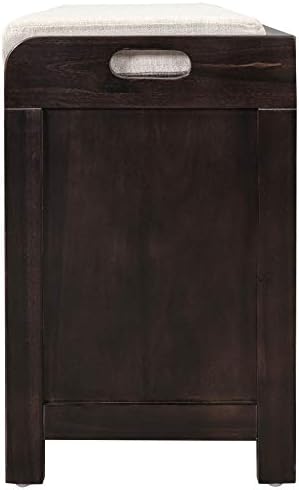 knocbel farmhouse storage bench with 2 drawers, removable, package contents