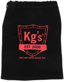 Kg's Shoe Shine Kit Includes Polish, Horsehair Brush, Applicator, and Storage - Image 5
