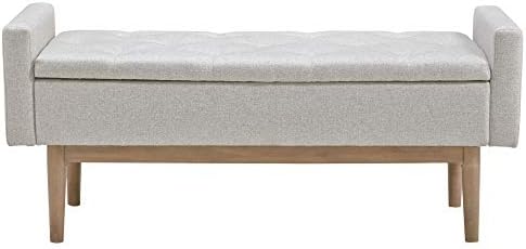 signature design by ashley upholstered bench with storage, view 10