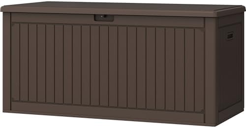 dwvo 320 gallon resin outdoor storage box, xxl, package contents
