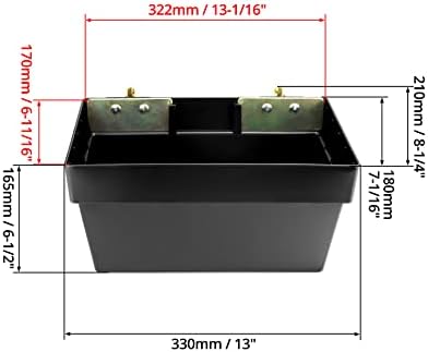 qwork heavy duty track basket | 2 pack, package contents