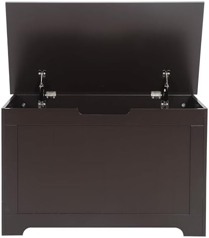 30 inch wooden storage chest, storage trunk w/2 showing dimensions