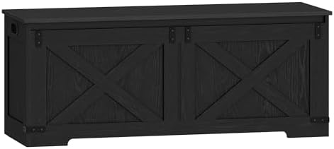 hzuaneri 47" storage bench, lift top,225l/59gal storage chest, view 9