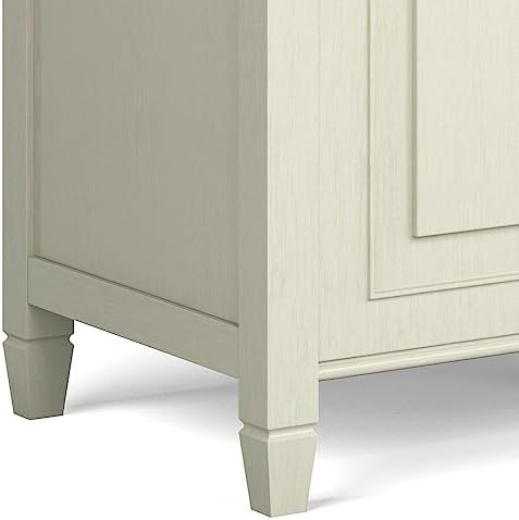simplihome connaught 51" wide solid wood trunk bench, view 10