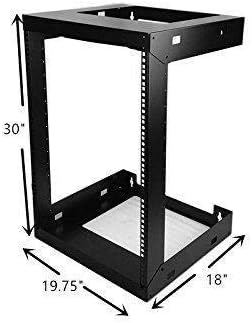 Raising Electronics 15U Wall Mount Open Frame 19 Inch Server Equipment Rack - Image 3