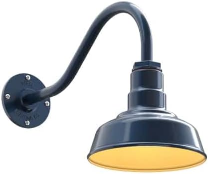 Steel Lighting Co. Hawthorne Barn Light | Outdoor Wall Mounted | 8 inch Dome | by SteelLightingCo