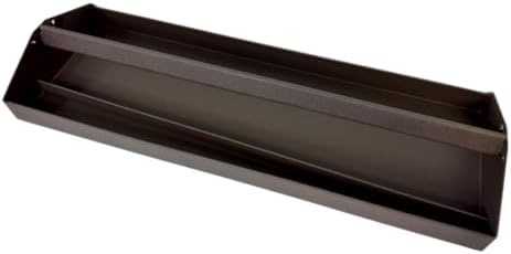 homak 24-inch industrial steel toolbox, brown wrinkle powder, view 9