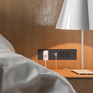 Recessed Power Strip, Furniture Plug in 3 Outlets & Fast Charging 20W PD USB-C - Image 8