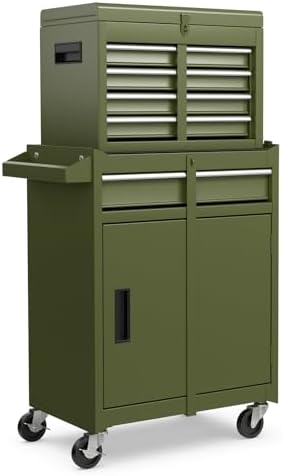 ironmax 2-in-1 detachable rolling metal tool chest, 5, view 9