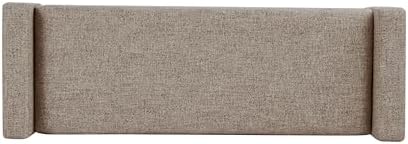 homepop fulton 48" storage bench - midtone gray, view 11