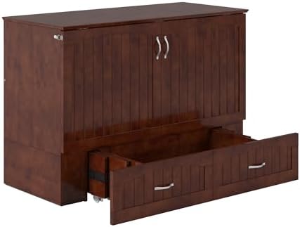 afi, southampton murphy bed chest full with 6", view 11