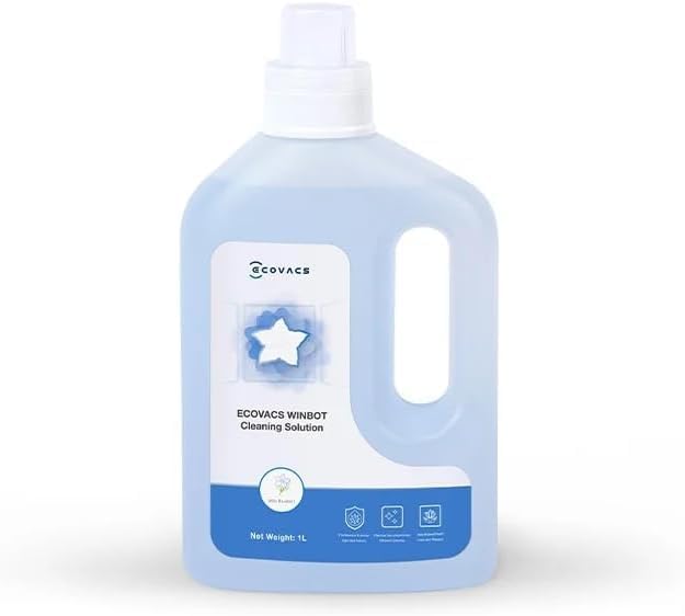 ECOVACS Multi-Surface Winbot Cleaning Solution, Compatible by ECOVACS