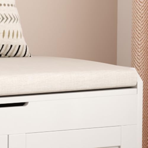 homefort 54.4" shoe bench with lift top storage, view 9