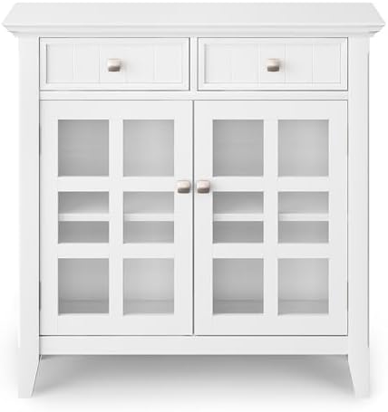 simplihome acadian storage bench and cabinet set in, view 9