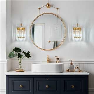 BBLLWJ Modern Wall Sconces Set of Two Gold Wall Sconces Indoor Wall Lamp - Image 6