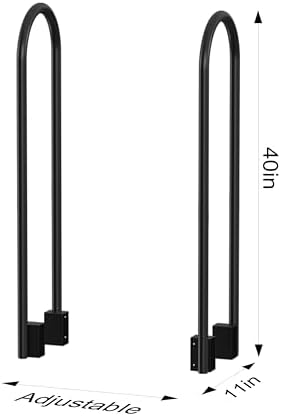 fire beauty adjustable firewood rack, indoor outdoor log, side view