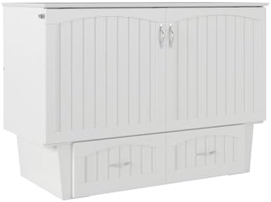 afi, nantucket murphy bed chest full with 6", view 9
