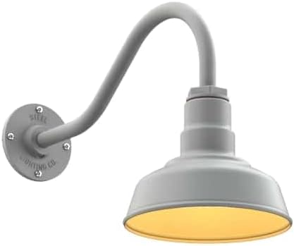 Steel Lighting Co. Hawthorne Barn Light | Outdoor Wall Mounted | 8 inch Dome | by SteelLightingCo