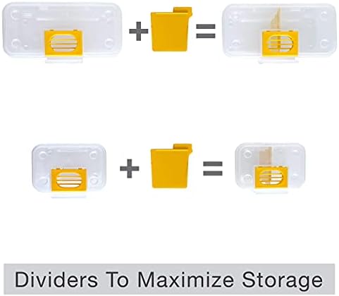 hardware tackle box storage with patented removable compartment, package contents
