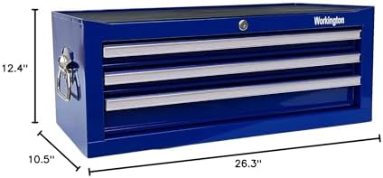 workington industrial 3 drawers portable metal intermediate box shown in use